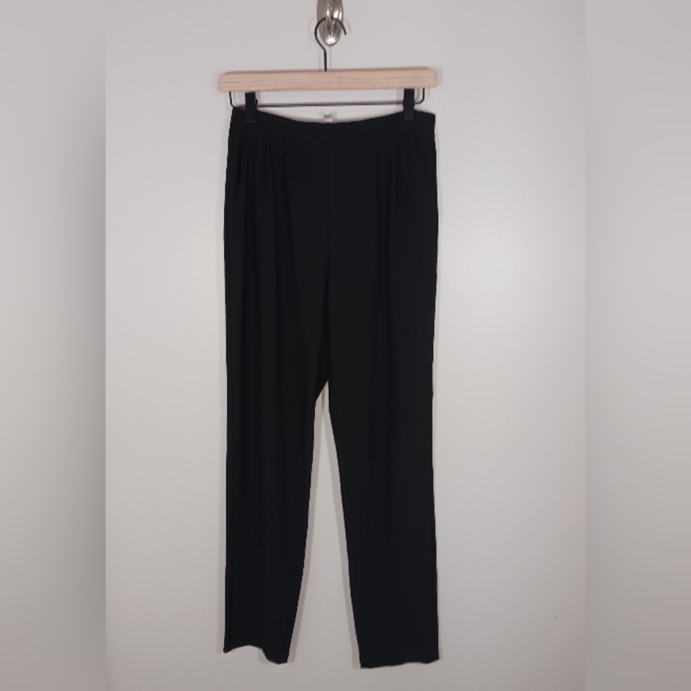 Leith Career Workwear Business Pull On Black Pants Women's Size S